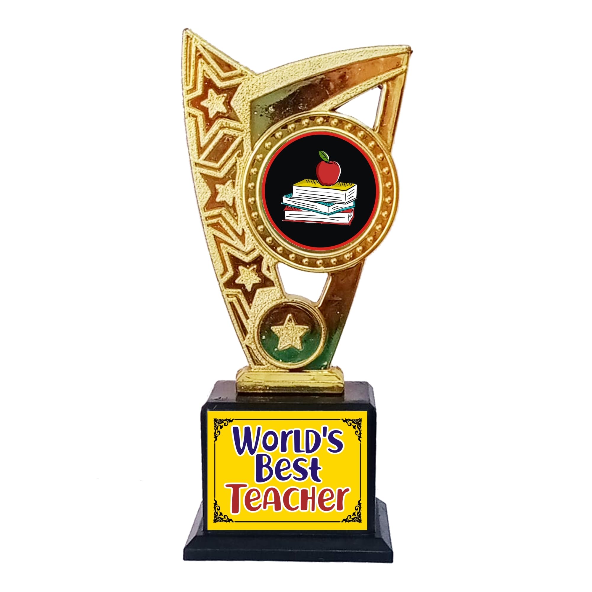 Gifts Bucket Teachers Day Gift Trophy Award for Teacher Sir, Mam from Student - Worlds Best Teacher (B0DDY5827F) Amazon Price History, Amazon Price Tracker
