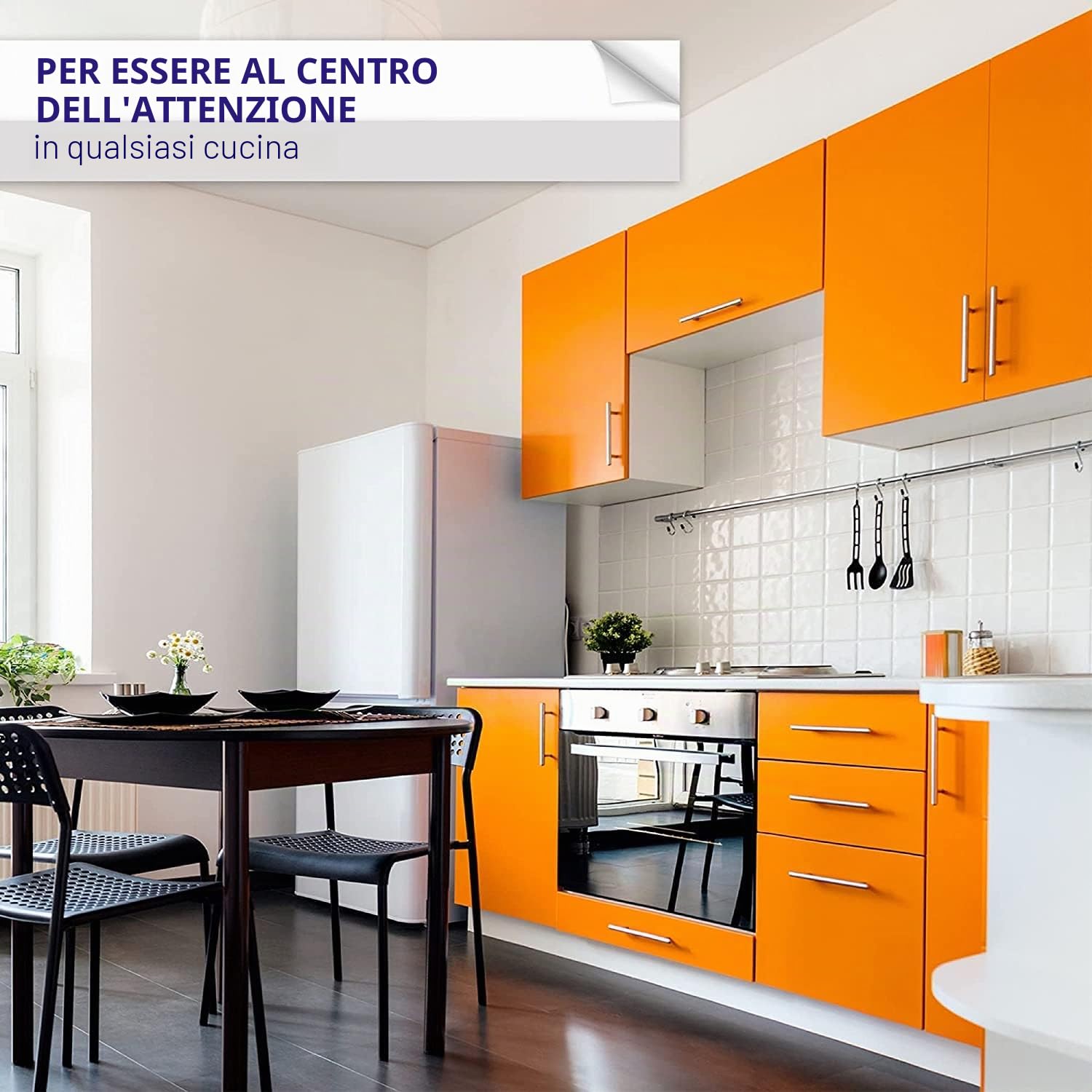 Pellicola autoadesiva per mobili, per auto, per esterni, lucida, 100 x 500 cm, opaca, bianco, per cucina, per mobili, impermeabile, per armadi, cucina, pellicola decorativa