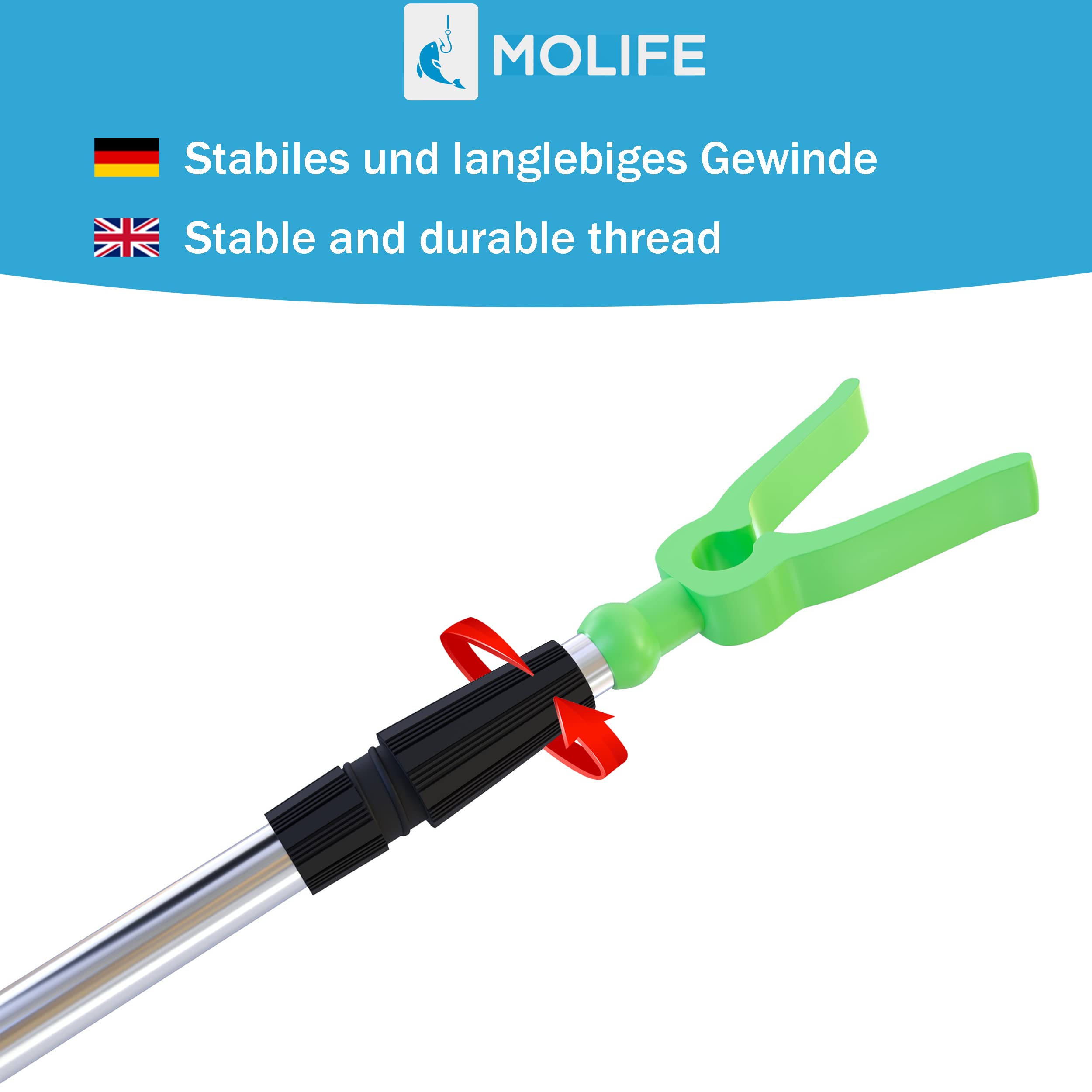 MoLife Porte Canne Support de Canne à Pêche (8)
