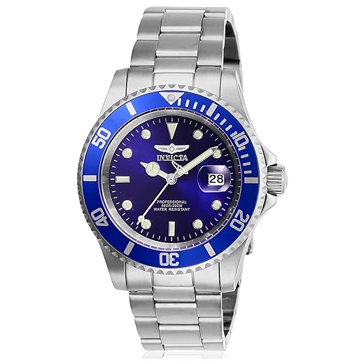 Invicta Relógio masculino de quartzo Pro Diver com pulseira de aço inoxidável