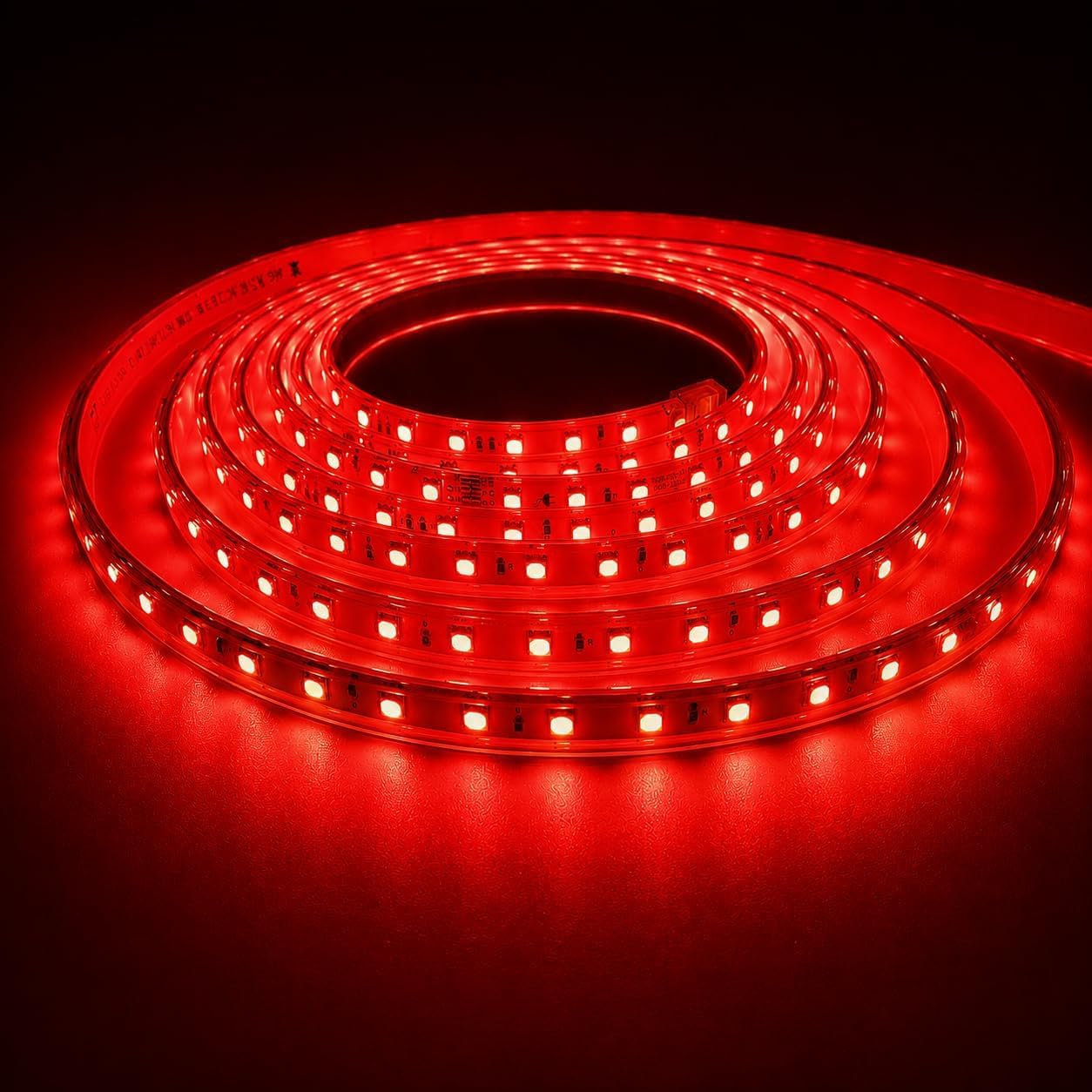 ONSSI Tiras LED 220V RGB Multicolor 15M, IP65, SMD5050, 60 LED/m, con Controlador Bluetooth, Control por APP y Mando a Distancia