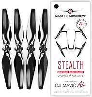 Vista 1 de Hélices sigilosas Master Airscrew para DJI Mavic Air - Negro, 4 piezas