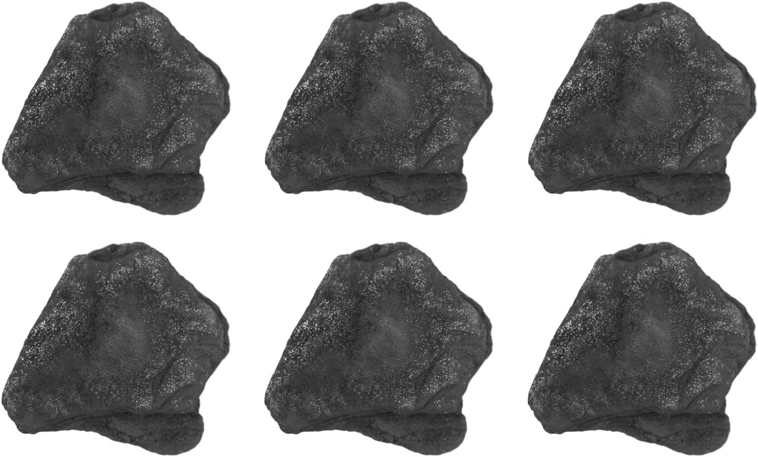 6PK Raw Anthracite Coal, Metamorphic Rock Specimens - Approx. 1" - Geologist Selected & Hand Processed - Great for Science Classrooms - Class Pack