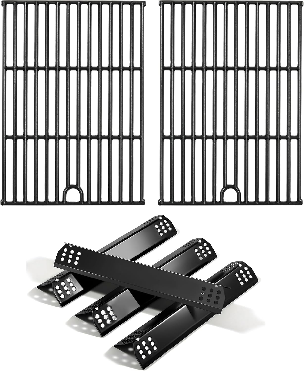 720-0925P 720-0925 Replacement Parts Grill Grates Flame Tamer for Nexgrill 4 Burner Grill Parts Cooking Grates 0406041900AE Heat Plates Shields Megamaster 4 Burner Cover 720-0804H Grill Accessories