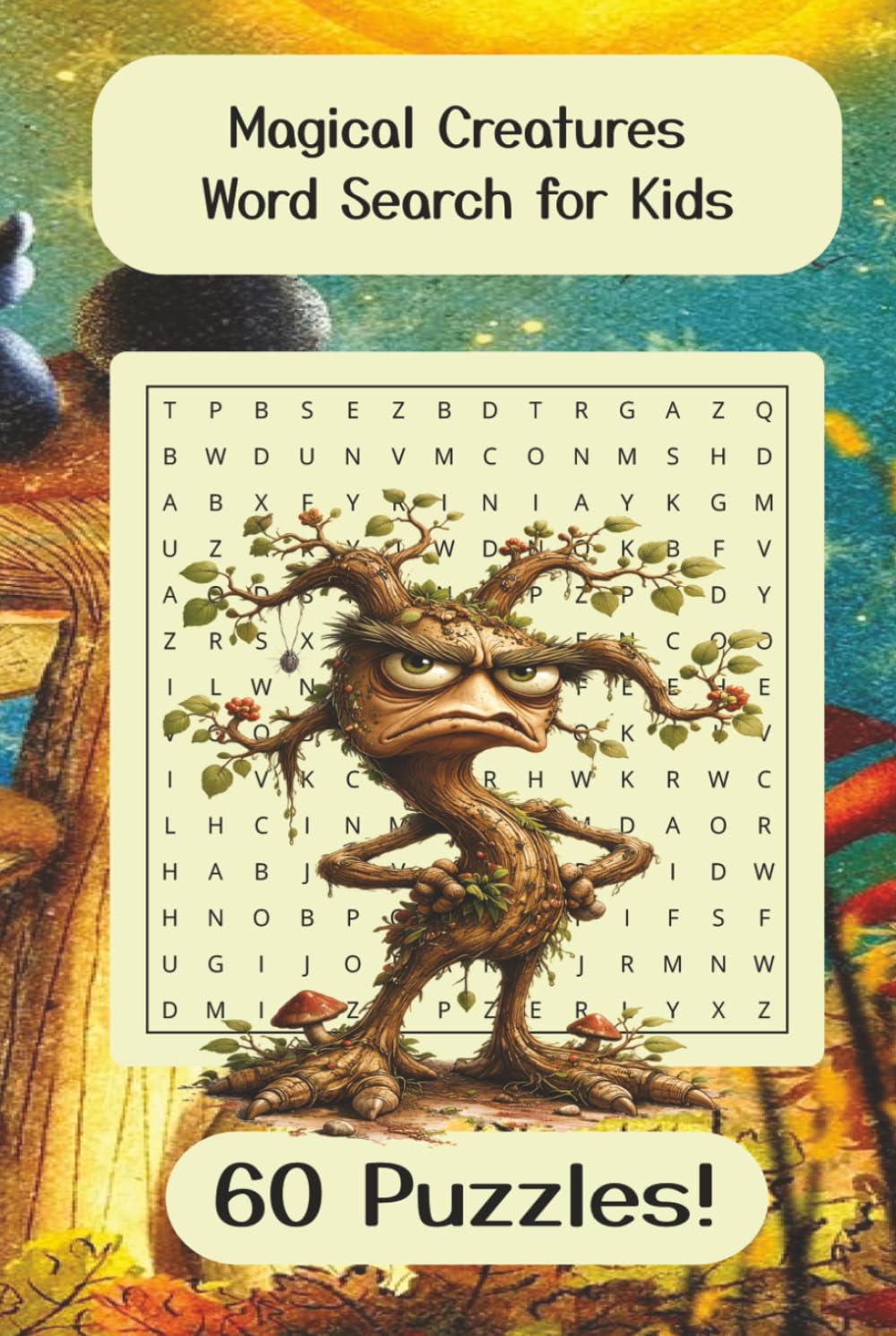 Magical Creatures Word Search for Kids: Dragons, Unicorns, Fairies, and Mythical Beasts