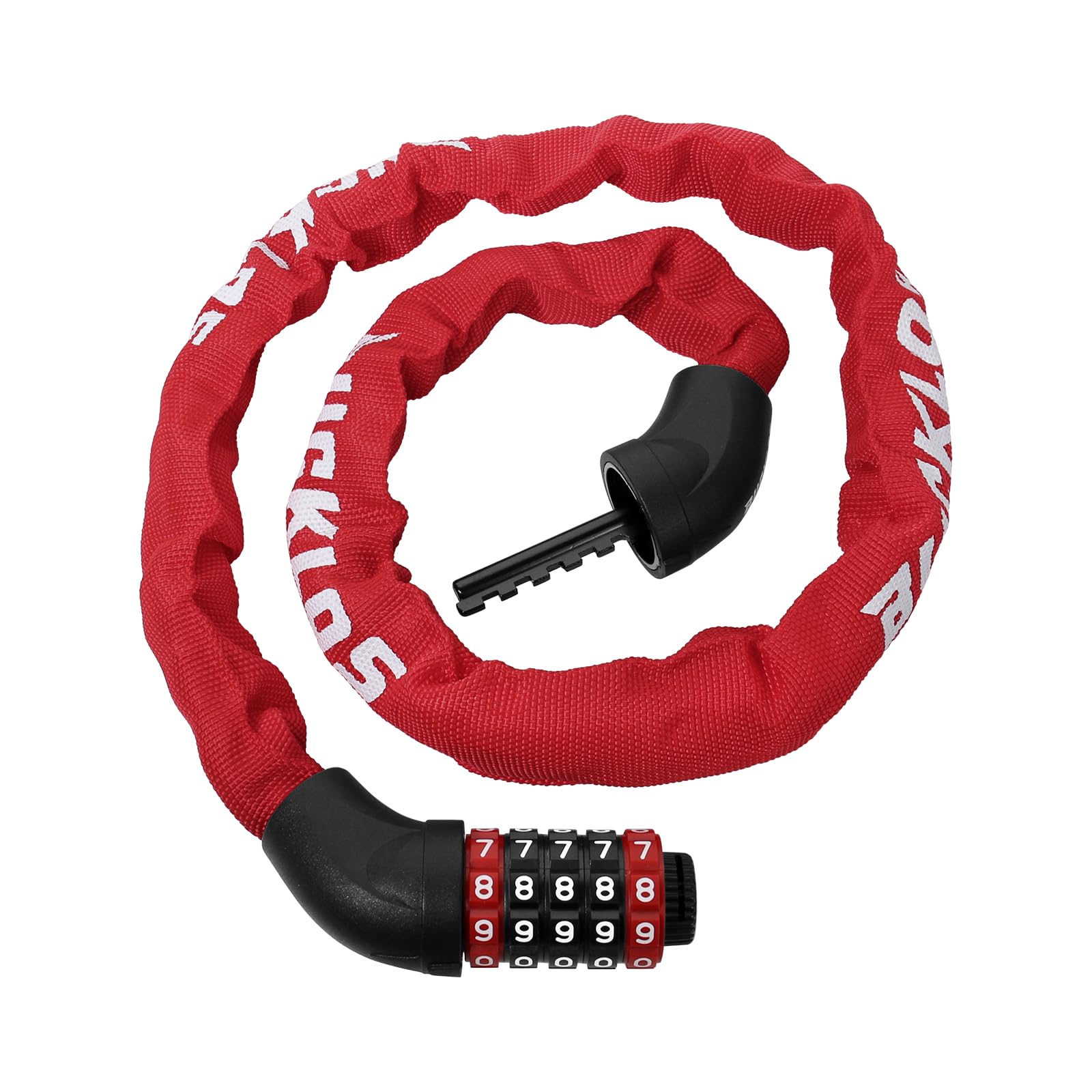 AEYINO Combination Bike Lock 1m/3.3FT Bicycle Lock with Hardened Chain