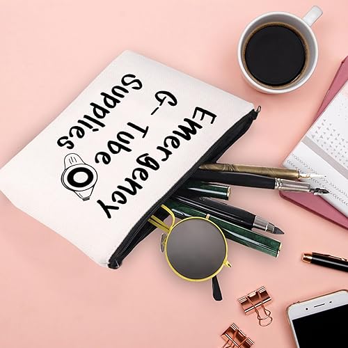 Miniatura 3 de Bolsa de tubo de alimentación, regalo divertido para dietista, bolsa de maquillaje para cosméticos de enfermería, regalo de enfermería, suministros