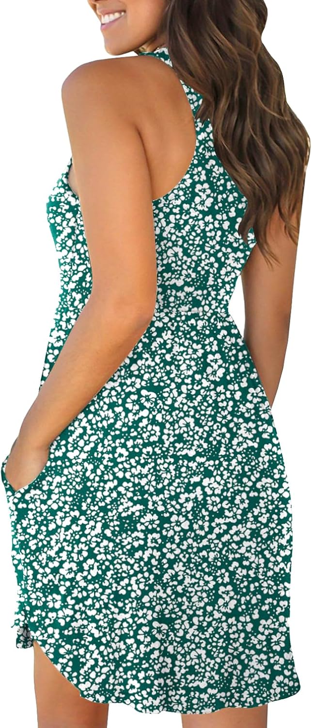 HiMONE Vacation Dresses for Women 2025 Summer Dress Women's Casual Sundresses Casual Beach Petite Sun Dress XS-2XL - Image 2