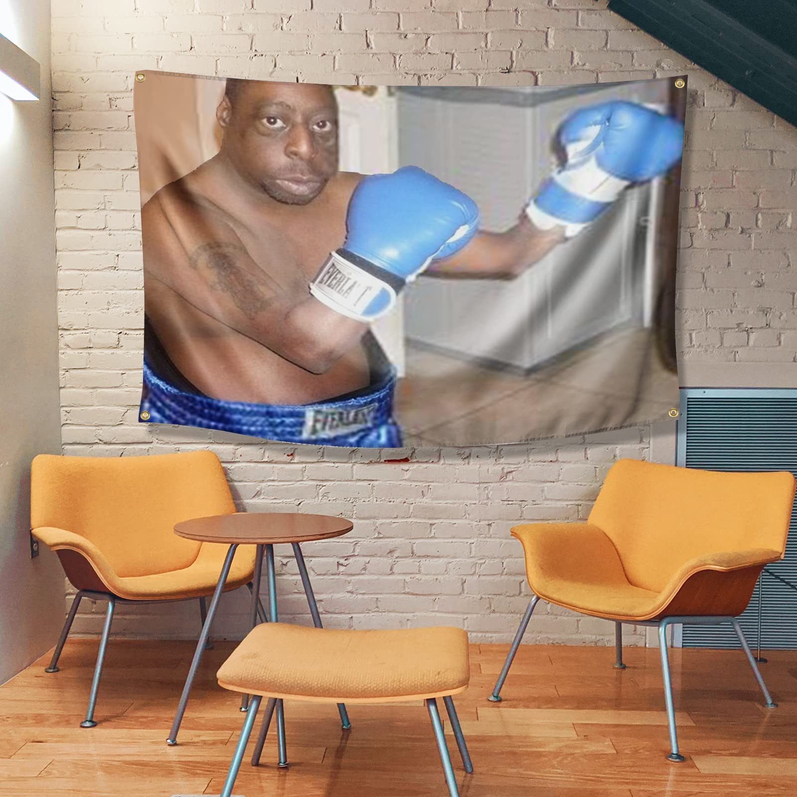 ENMOON Drapeau Amusant De Boxe Vert Lester 90 X 150 Cm 100