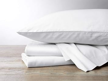 Split California King Egyptian Cotton Sheets Sets for Adjustable Bed 22-Inches Extra Deep Pocket- 1000-Thread-Count, 100% Egyptian Cotton 5-PC Sheet Set Soft Breathable Sateen Weave - White