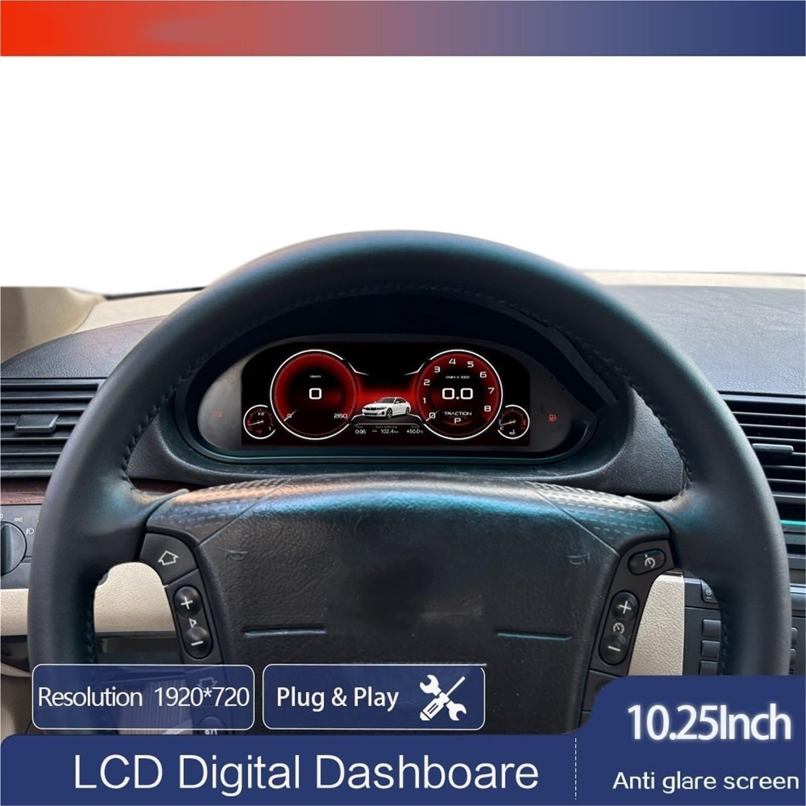 Do Bmw Serii 3 M3 1998-2006 Wyświetlacz Head Up Cyfrowytachometrsamochodowy | LCD Samochodu Deska Rozdzielcza Cyfrowy Klaster Instrument Prędkościomierz Wielofunkcyjny