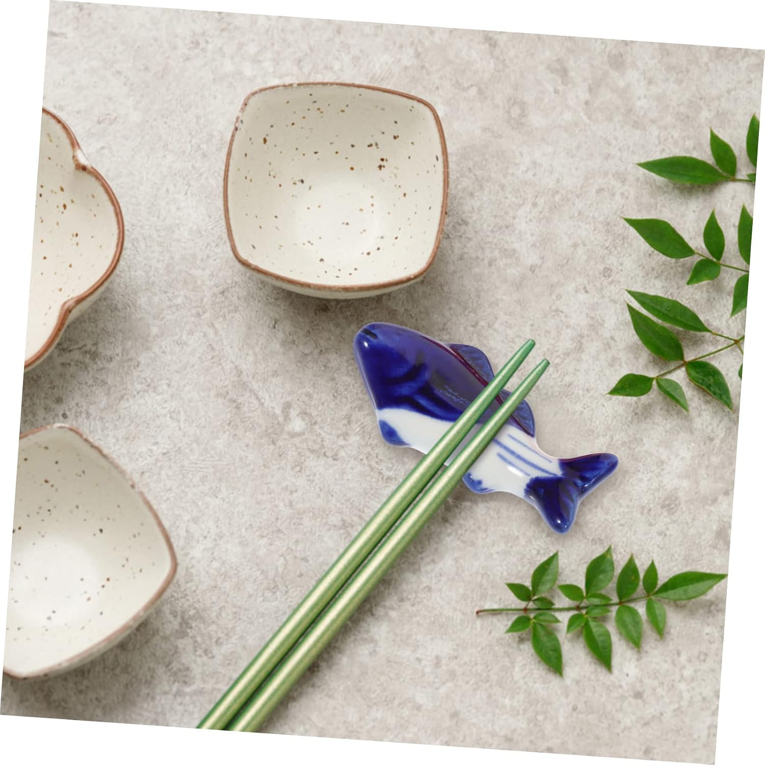 UPKOCH 9pcs Fish Shaped Chopsticks Holder Mariposas Decorativas Para ...