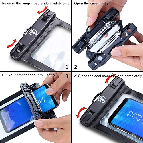 Miniatura 7 de Takfox Funda impermeable para Samsung Galaxy S25 Ultra S24 Plus S23 S22 S21 FE Note 20 A03S A13 A14 A15 A16 A51 A71 A23 A35 A54 A36 5G iPhone 16E 16