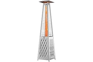 Pyramid Golden Flame Patio Heater: Warmth and Ambiance for Your Outdoor Space