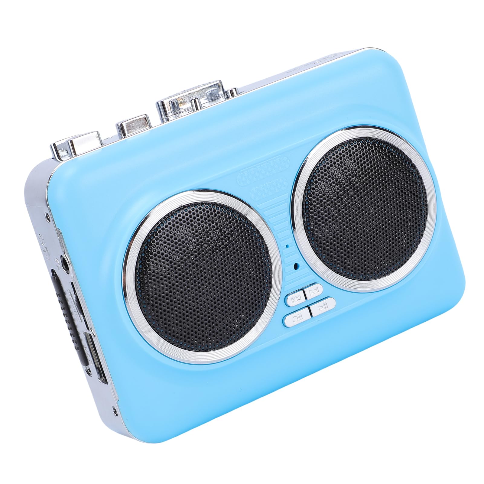 Tosuny Lettore di Cassette, Convertitore Portatile da Cassetta a Digitale, Altoparlante Integrato, Lettore Walk man, Convertitore da Cassetta USB a MP3 con Jack per Cuffie da 3,5 Mm e (BLUE)