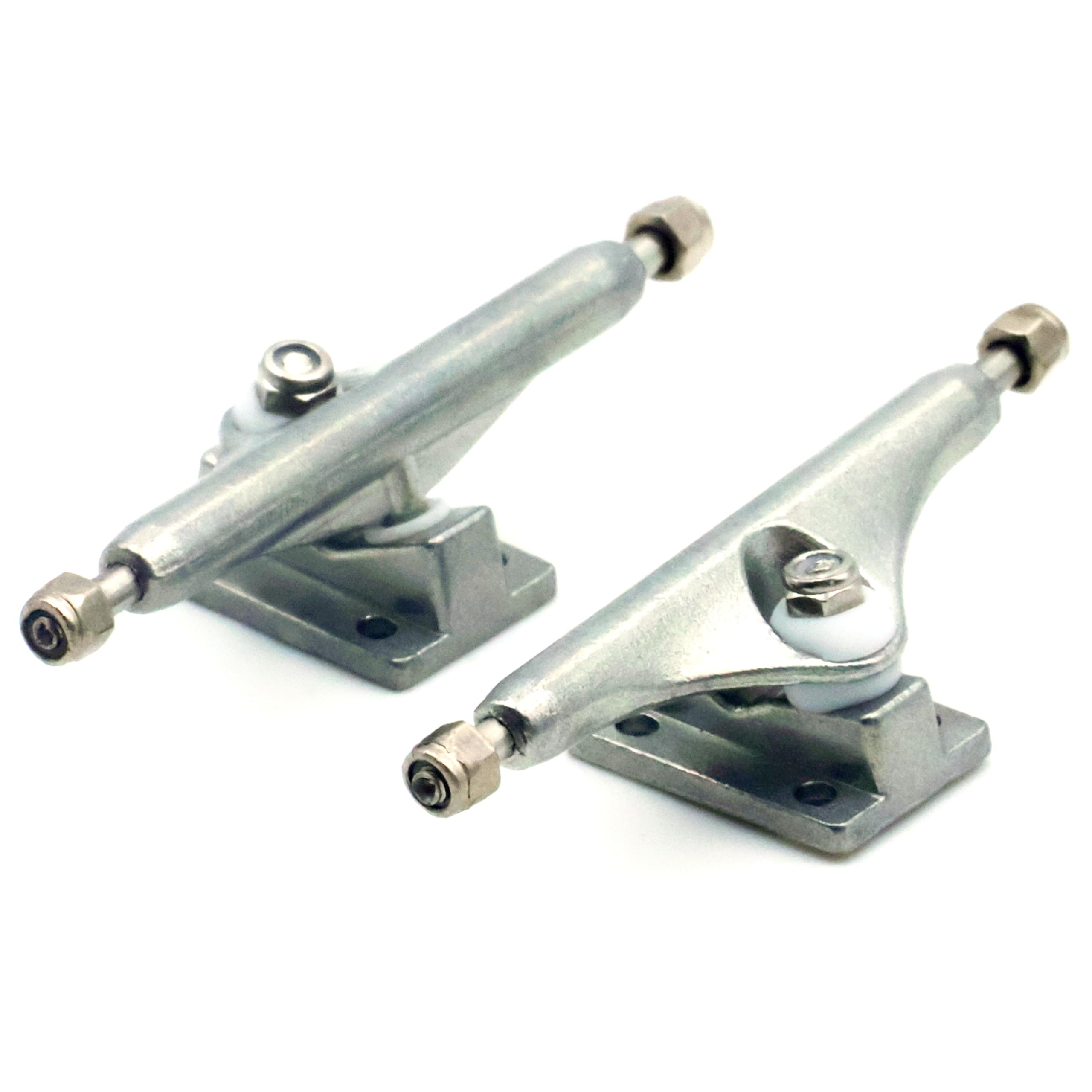 Fingerboard Trucks 34mm 32mm 29mm Professional Eureka 3.0 Version with Pro Bushing and Pivot Cup (34mm Silver)