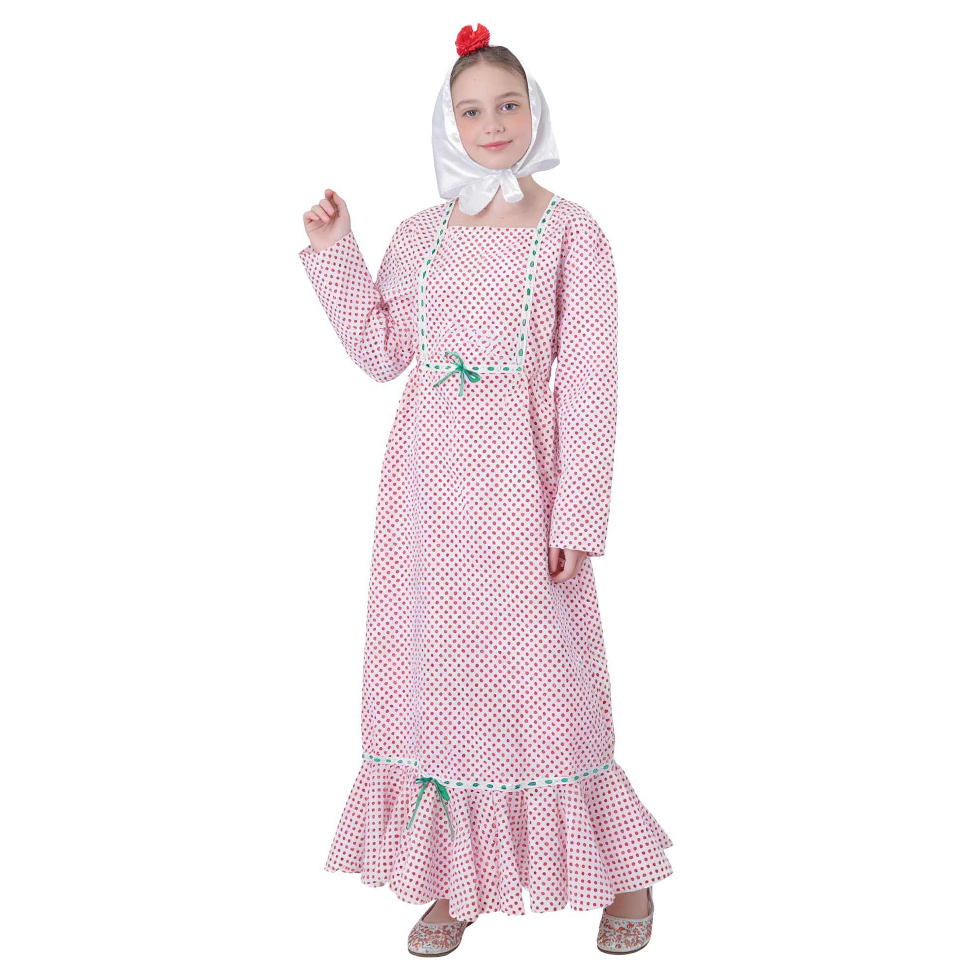 Wildarms Disfraz Infantil de Chulapa 3 Piezas, Traje Tradicional para Feria de Abril, Flamenco y Fiestas — view 3
