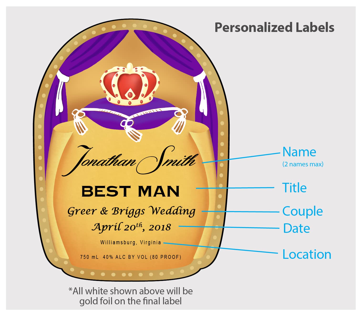Crown Royal Label Maker
