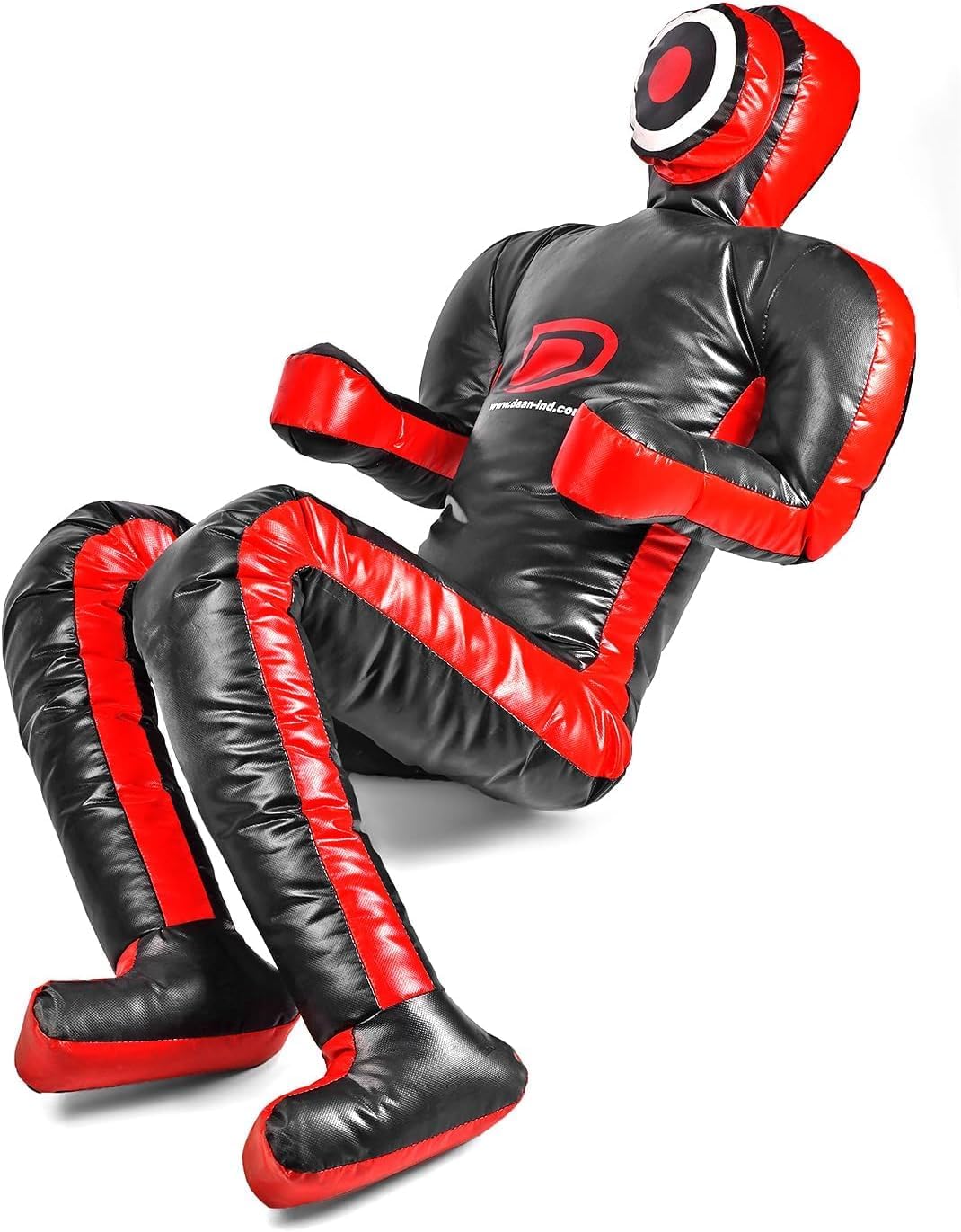 Grappling Dummy Multicolor – BJJ, MMA, Wrestling & Judo Training Dummy – Durable Punching Bag for Martial Arts & Self Defense Practice 180cm Unfilled