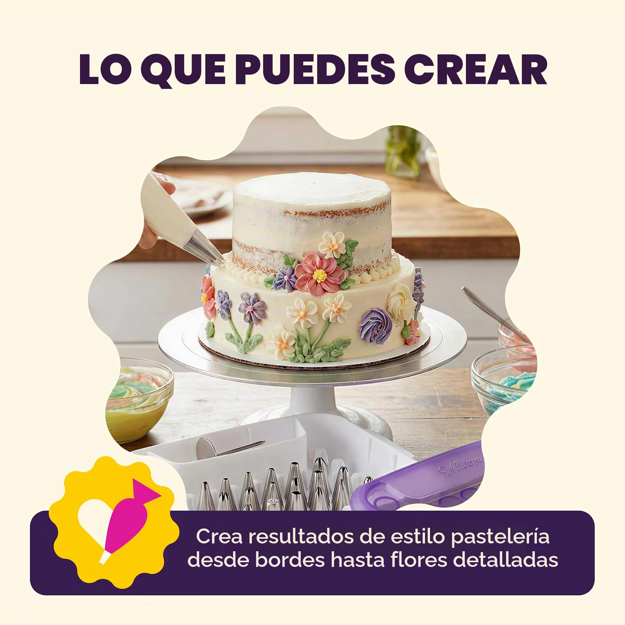 Wilton 2104-0240 - Set de boquillas, 55 Piezas