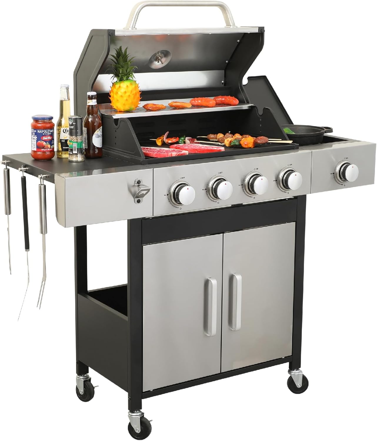 Burner Propane Gas Grill with Side Burner Algeria Ubuy