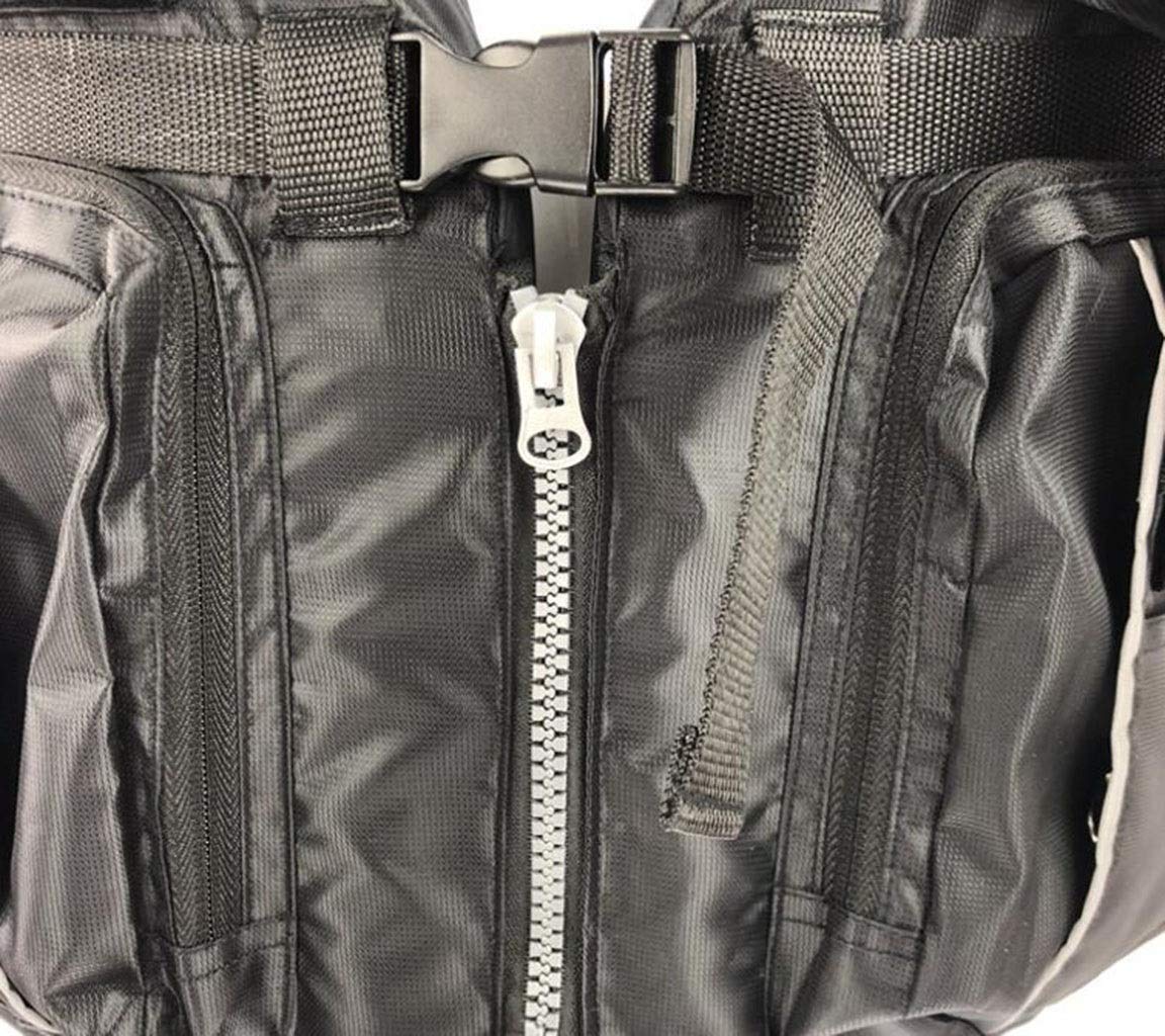 Chaleco de Pesca con Mosca Chaqueta de Bolsillo Al Aire Libre Chaleco de Red de Secado rápido Chaleco de Pesca de Ocio al Aire Libre Fotografía de Viaje Chaleco Negro Hombres y Mujeres