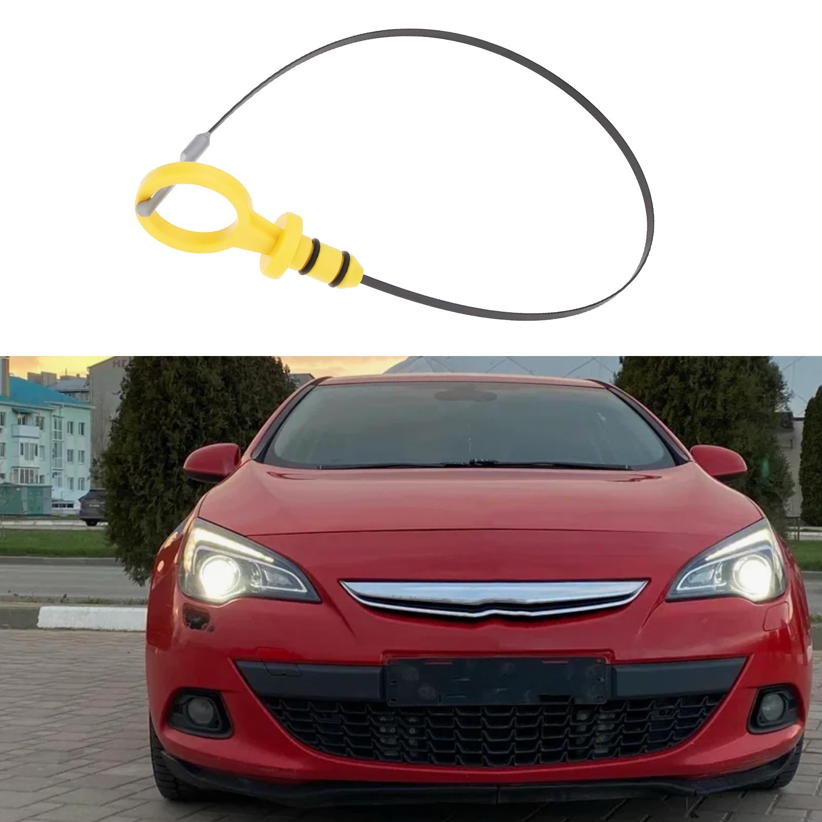 Bagnet poziomu oleju samochodowego 55574244 658149 50,9 cm kompatybilny z modelem Opel Adam Astra J GTC Cascada