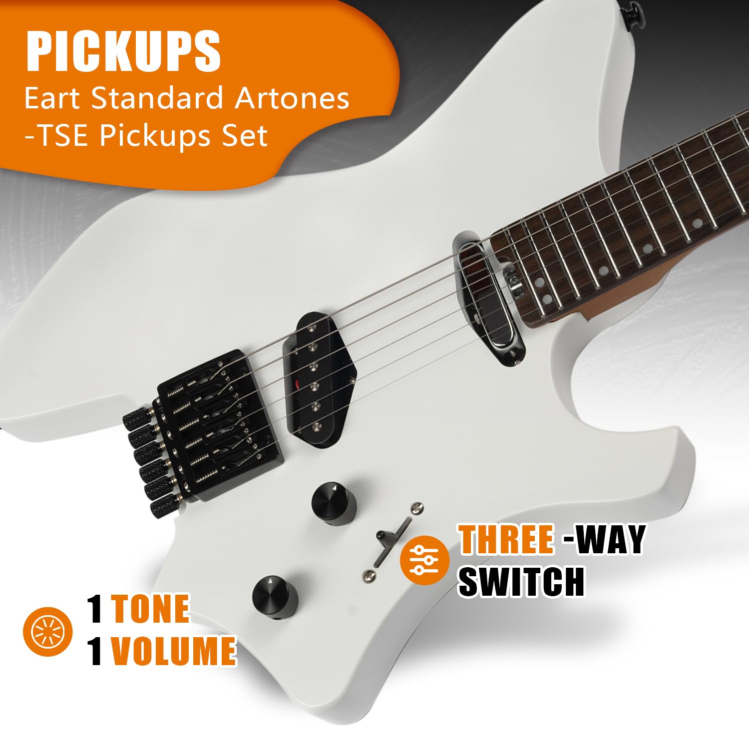 確認用エレキギター ナチュラルウッド 3ピックアップ 確認用エレキ