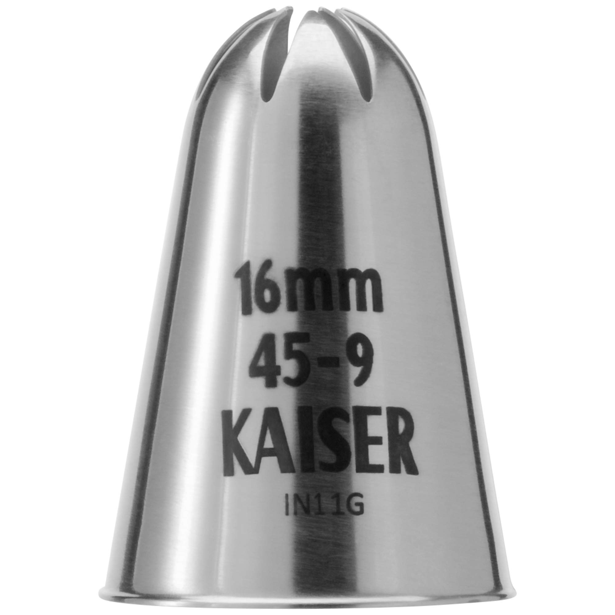 Kaiser Końcówka gwiazdowa zamknięta, 16 mm, stal nierdzewna bez zagięć i krawędzi