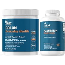 Dr. Tobias Colon Everyday Health & Magnesium Bisglycinate - Digestive Comfort and Support for Muscle & Bone Health, Vegan, Non-GMO