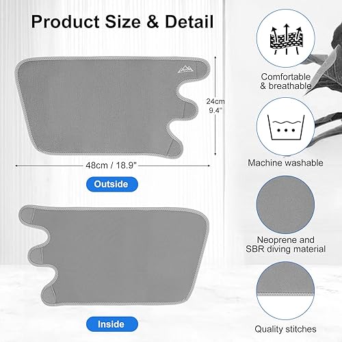 Miniatura 3 de supregear Soporte de pantorrilla, férula ajustable de compresión para pantorrilla, para hinchazón muscular, alivio del dolor, senderismo,