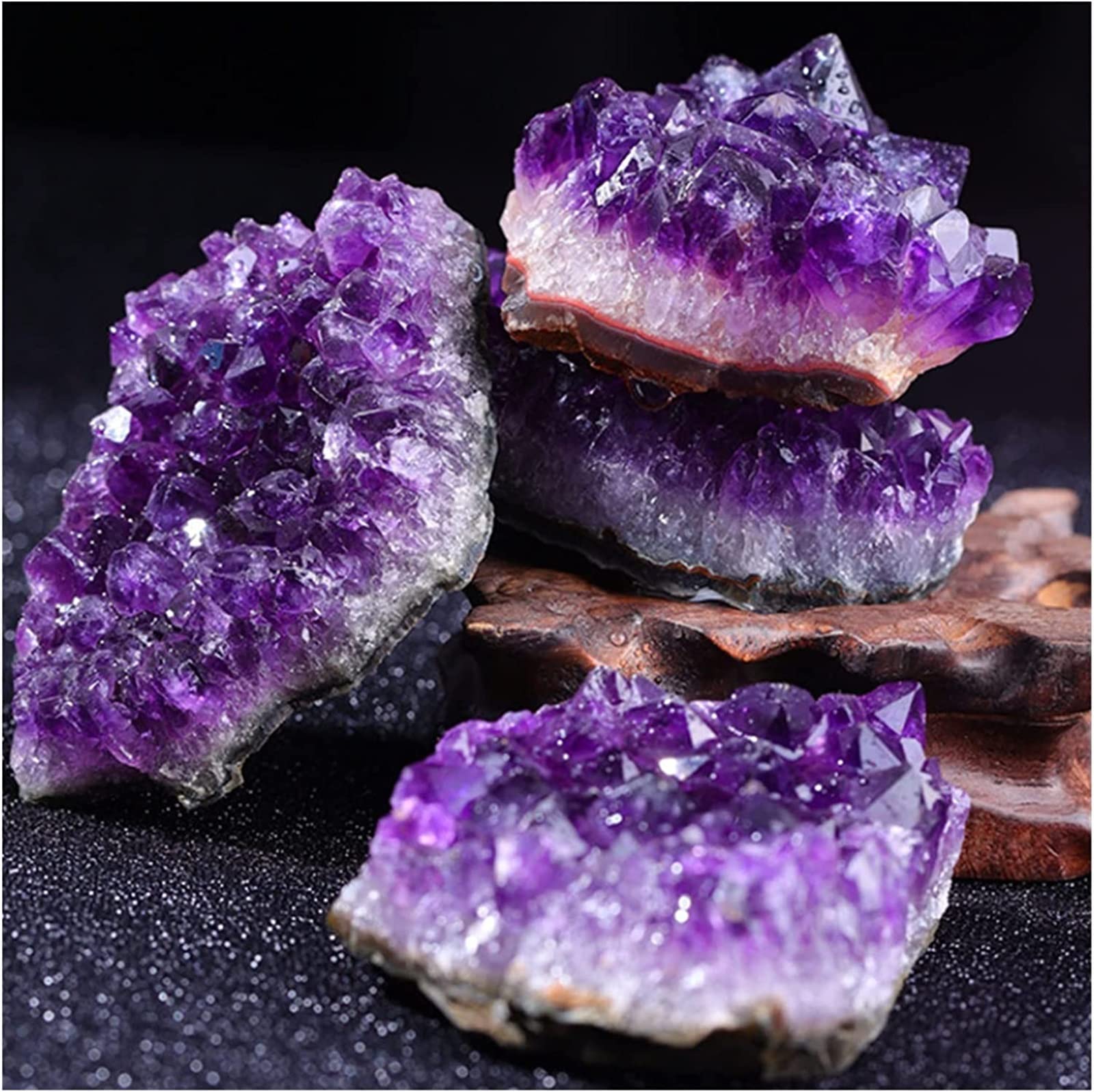 Amatista piedra rugosa JCAKES geoda de cuarzo natural para decorar el salon y centro de mesa