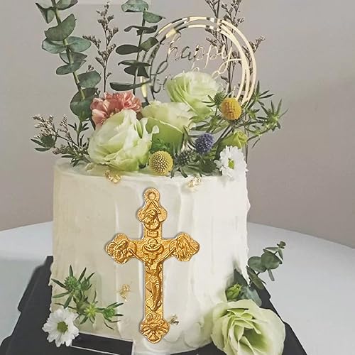 Miniatura 7 de MINFEIDMS Moldes de silicona para decoración de pasteles de bautismo, molde de silicona para comunión, paloma para fondant, molde de mano para orar