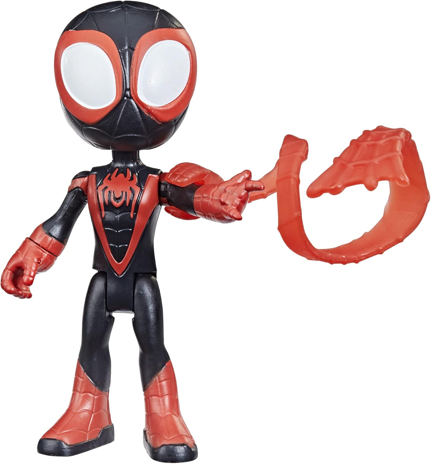 Hasbro Spidey and his Amazing Friends - Miles Morales - Juguete de acción de 15 cm con 1 Accesorio para niños a Partir de 3 años (F1936)