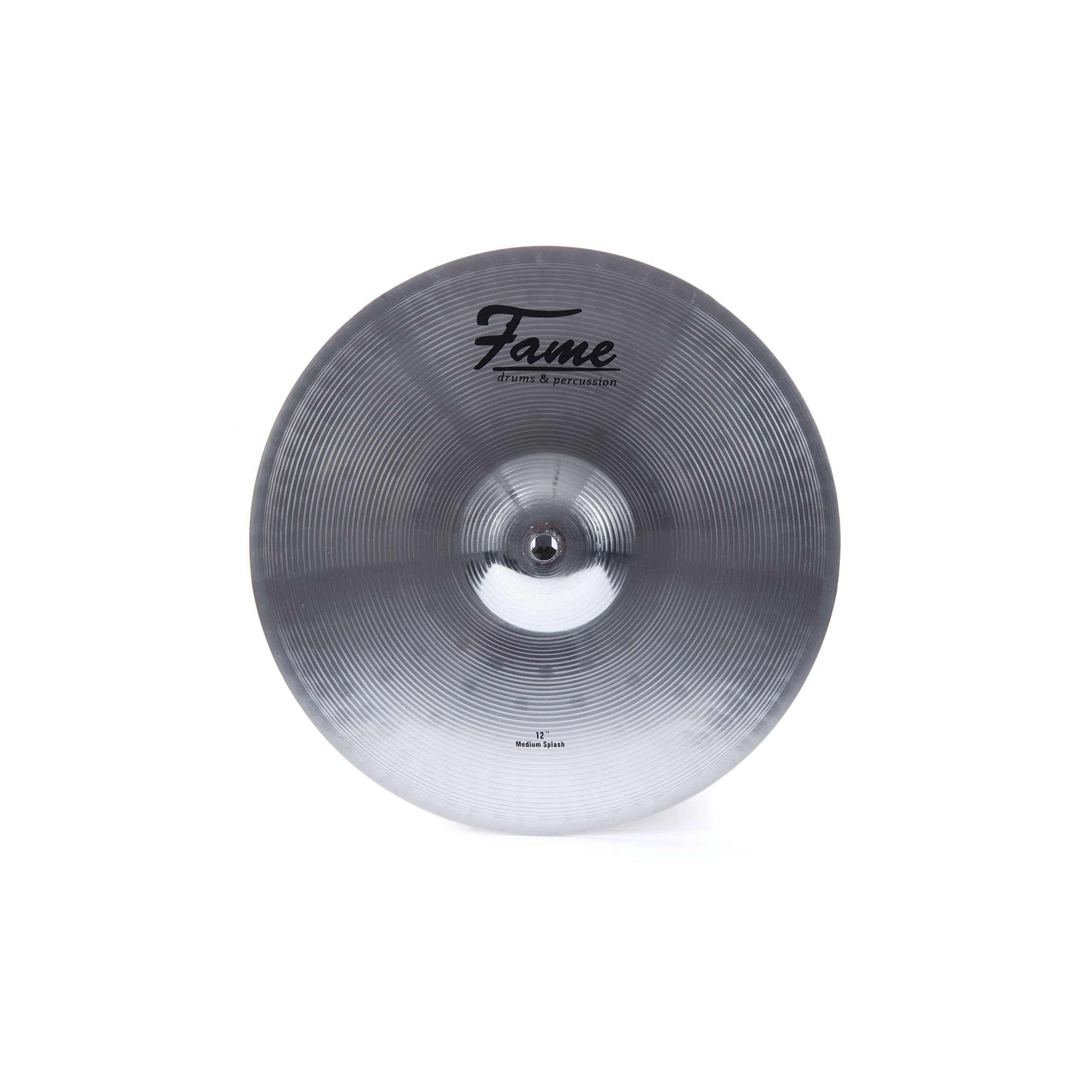 Fame 3-teiliges Beckenset, Reflex Kombo I, 18" Crash-Ride, 14" Crash, 12", 10", 8" Splash Becken, TTR Practice Pad Red 10", Regular Finish, Medium Stärke, Speziallegierung