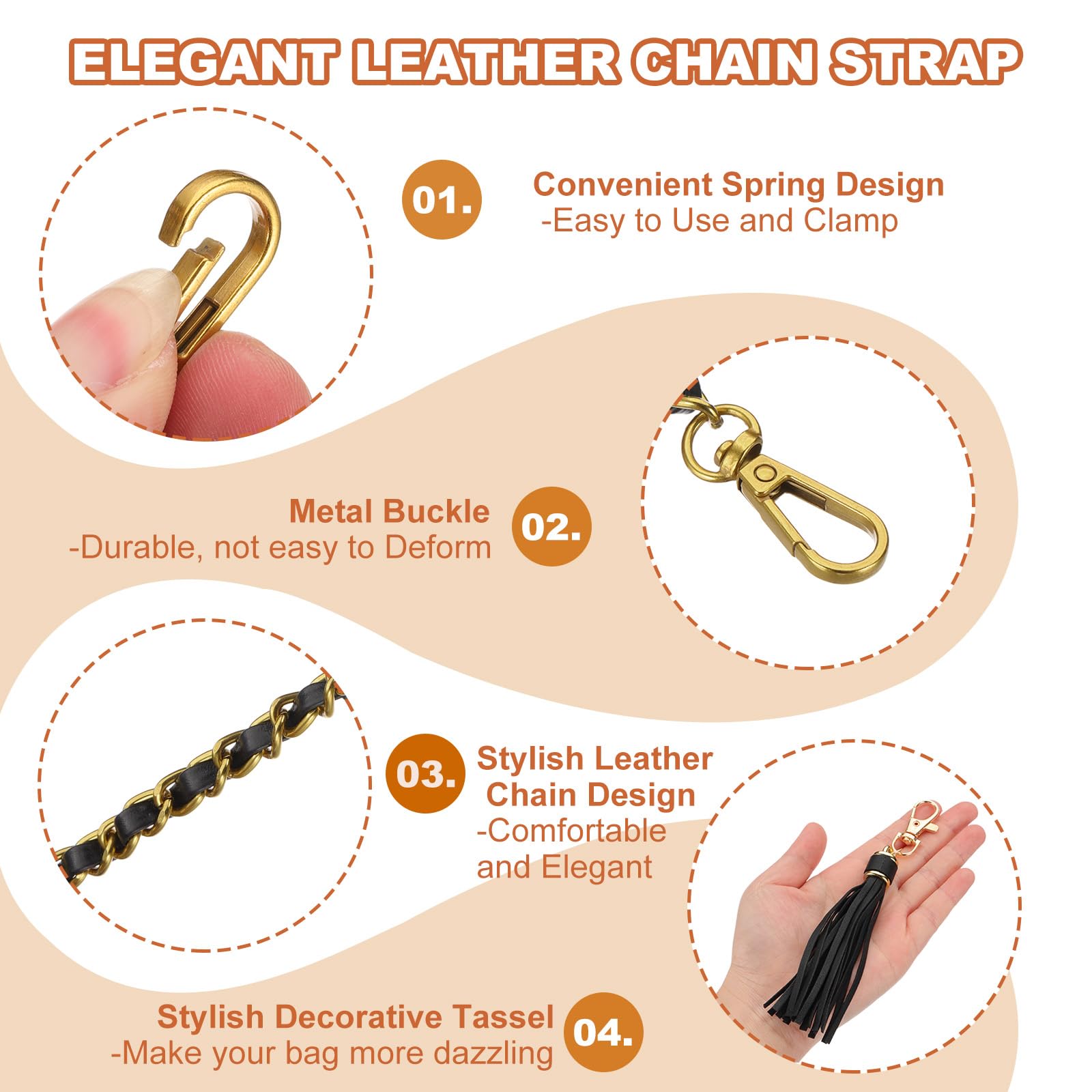 PATIKIL Purse Chain Strap - Image 3