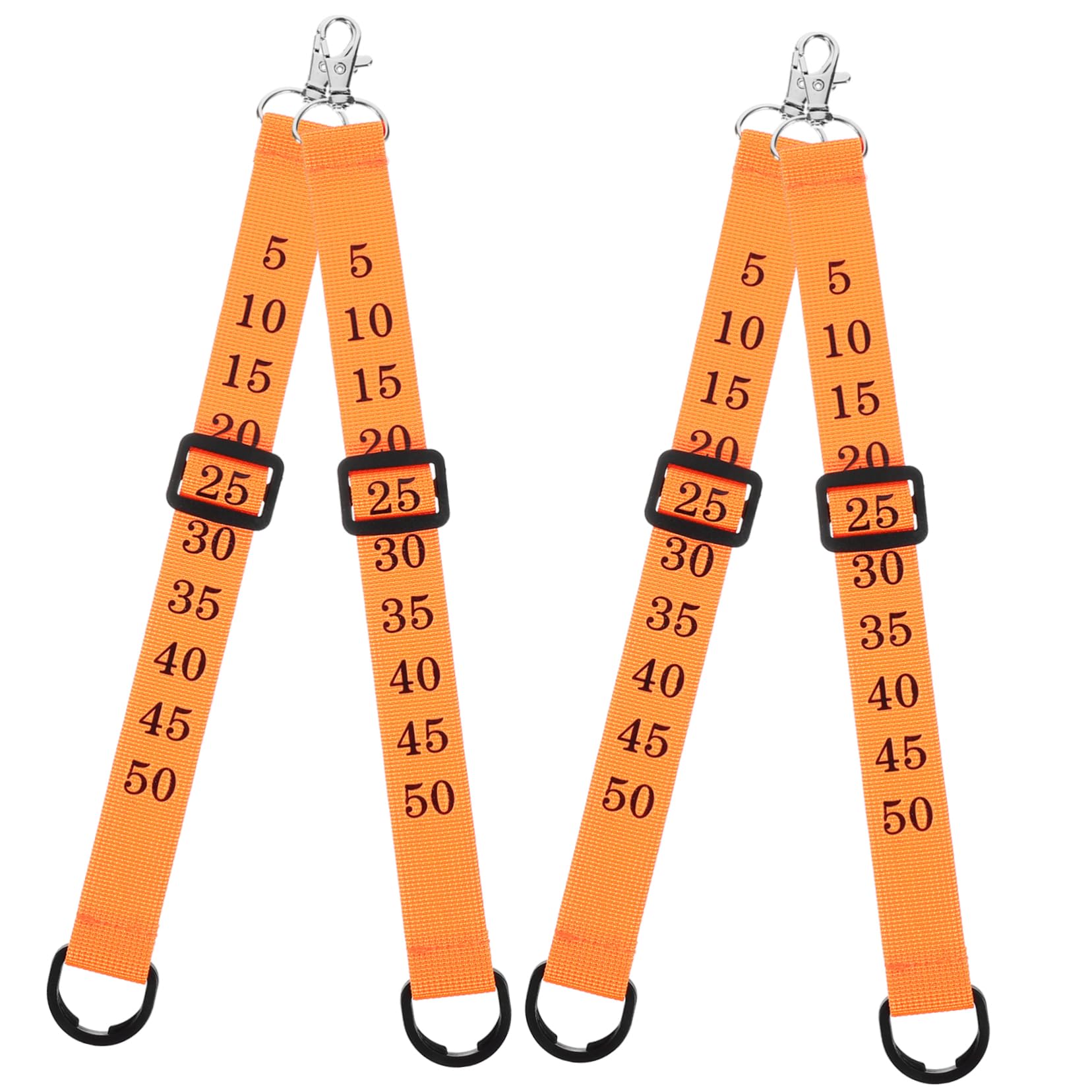BESPORTBLE Fußball-down-anzeige Bastelzeug Trainingsgeräte Fussball Accessoires Fußball-Trikot Schiedsrichter Nummeriertes Band Nummerierter Kettenclip Legierung Orange