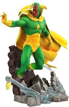 Diamond Select Toys Marvel Gallery Vision PVC Statue, Multicolor