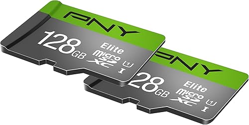 Miniatura 3 de PNY Elite Class 10 U1 - Tarjeta de memoria flash microSDXC de 128 GB, clase 10, U1, Full HD, UHS-I, Micro SD (paquete de 2)