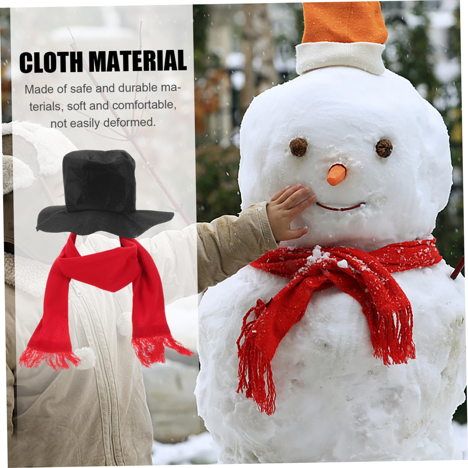 Cabilock 5 Sets DIY Weihnachtsschneemann Weihnachtsdekor Schneemänner Weihnachten Schneemann DIY Bastelknöpfe Kit Schneemannkostüm Weihnachtsbaumschmuck Weihnachtsschneekugel Rentier