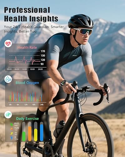 Miniatura 2 de Relojes inteligentes para hombres y mujeres fitness - rastreador de fitness con monitor iP68 impermeable 100+ modo deportivo rastreadores de