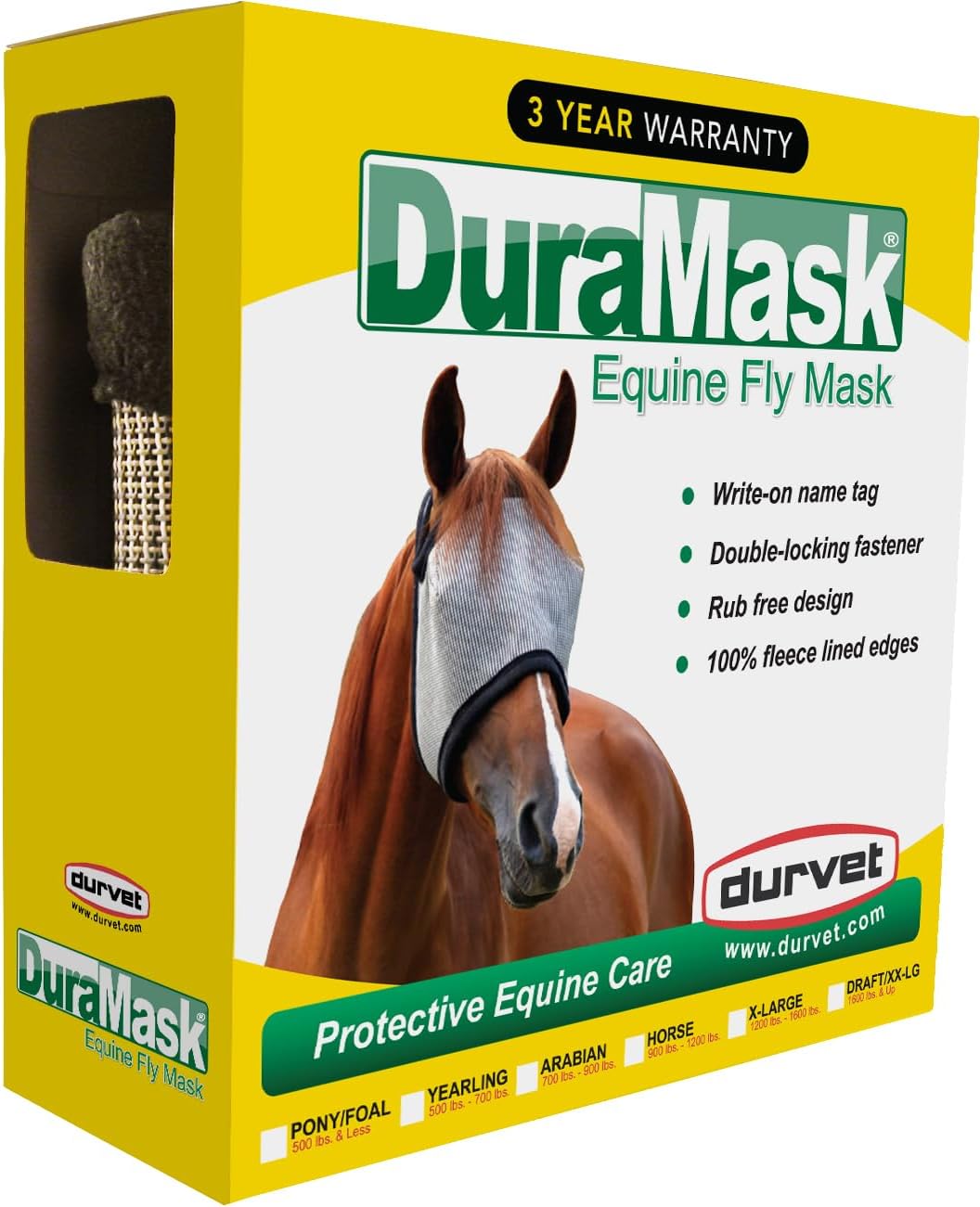 Durvet Fly D 698574 Duramask Fly Mask