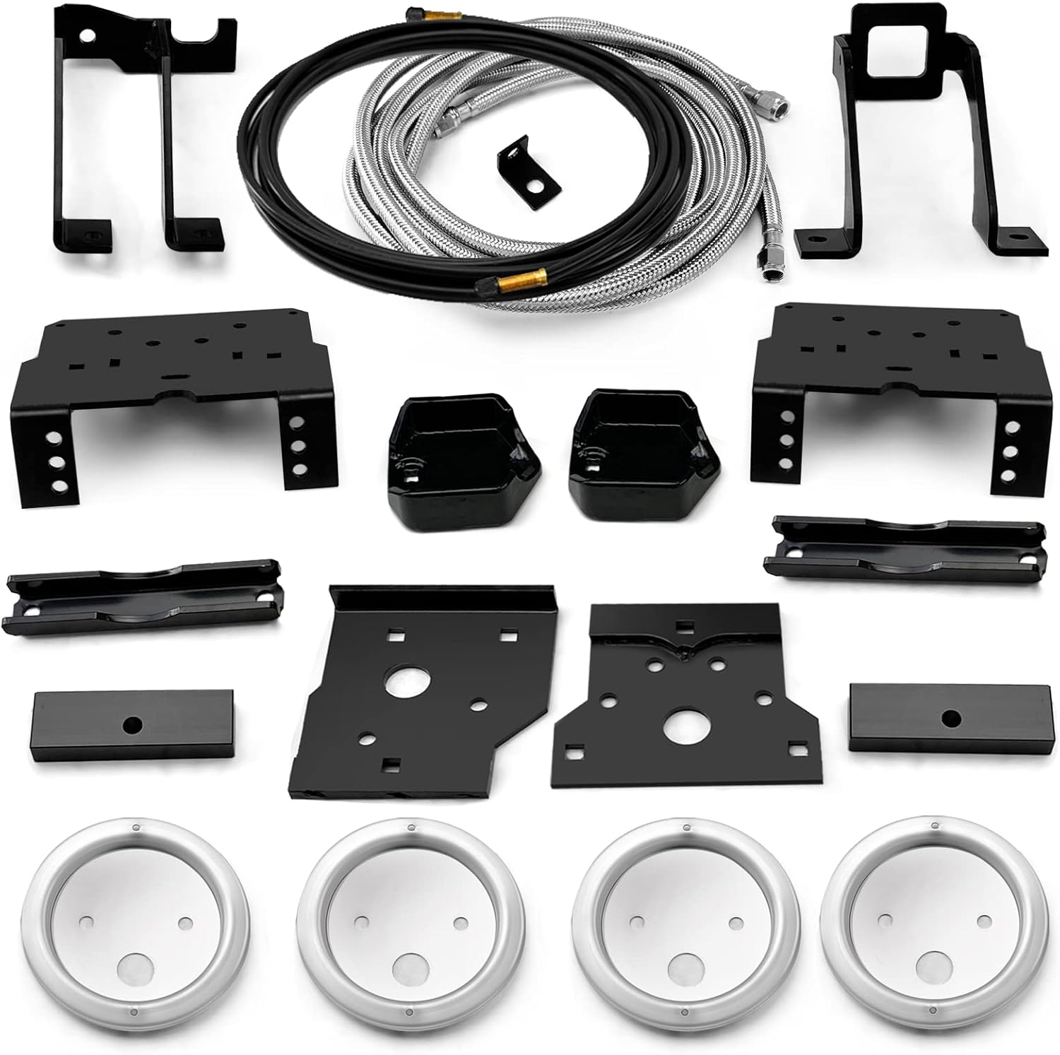 Air Suspension Kit Compatible with 2011-2016 F-250 F-350 4WD Pickups, OEM Number Replacement for AirLift 89396, up to 5,000 lbs of Load Leveling Capacity