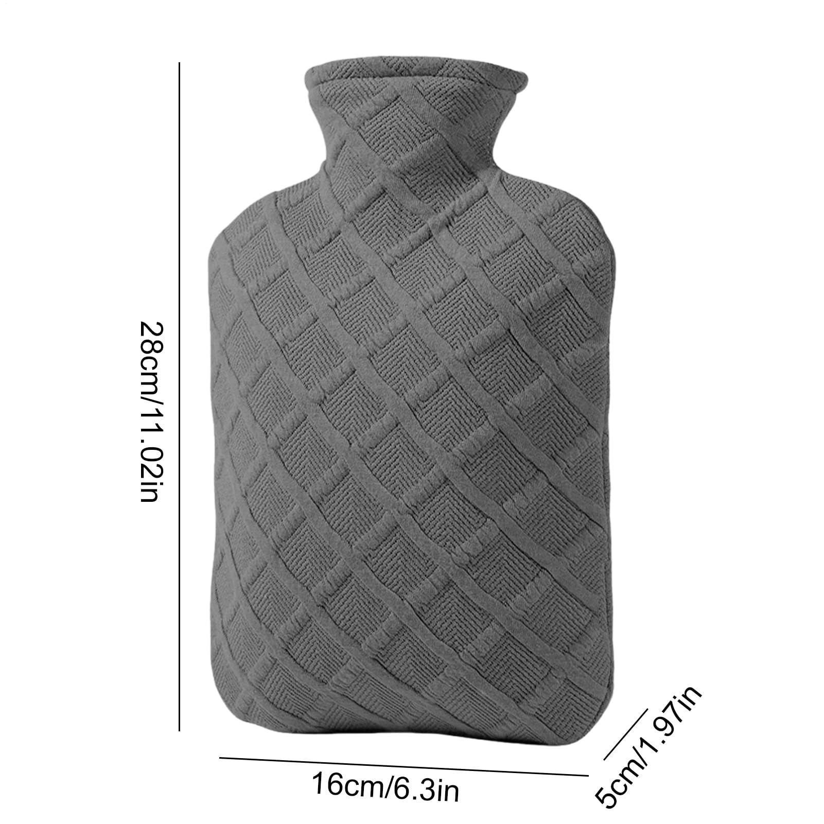 Warmwasserflasche - 1,2 Liter Heißwasserflasche | Heißwasserbeutelkrämpfe | Wärmekühlflaschen Referenzen | Abnehmbare Wärmespeicherung mit Abdeckung für