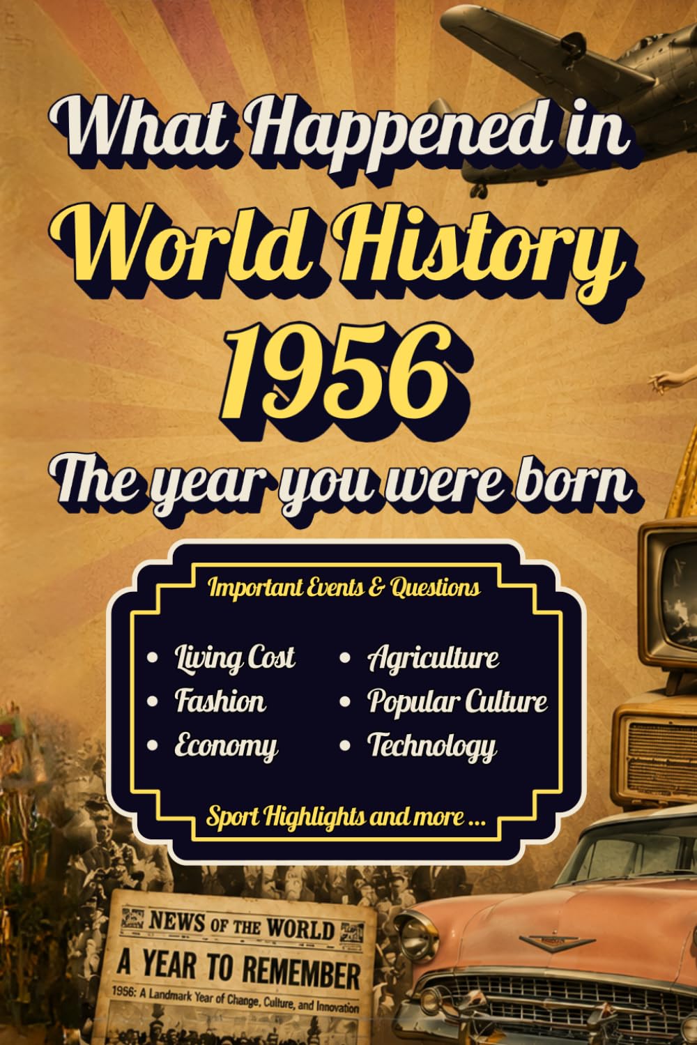 What Happened in World History 1956 The Year You Were Born: Back in 1956, Major Events, Culture, Technology, Economy, Sports & Cost of Living , Famous Leaders