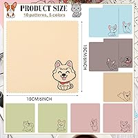 Vista 3 de WILLBOND Paño de limpieza de microfibra con diseño de perro, paño de microfibra suave multicolor para lentes, lentes de cámara, pantallas