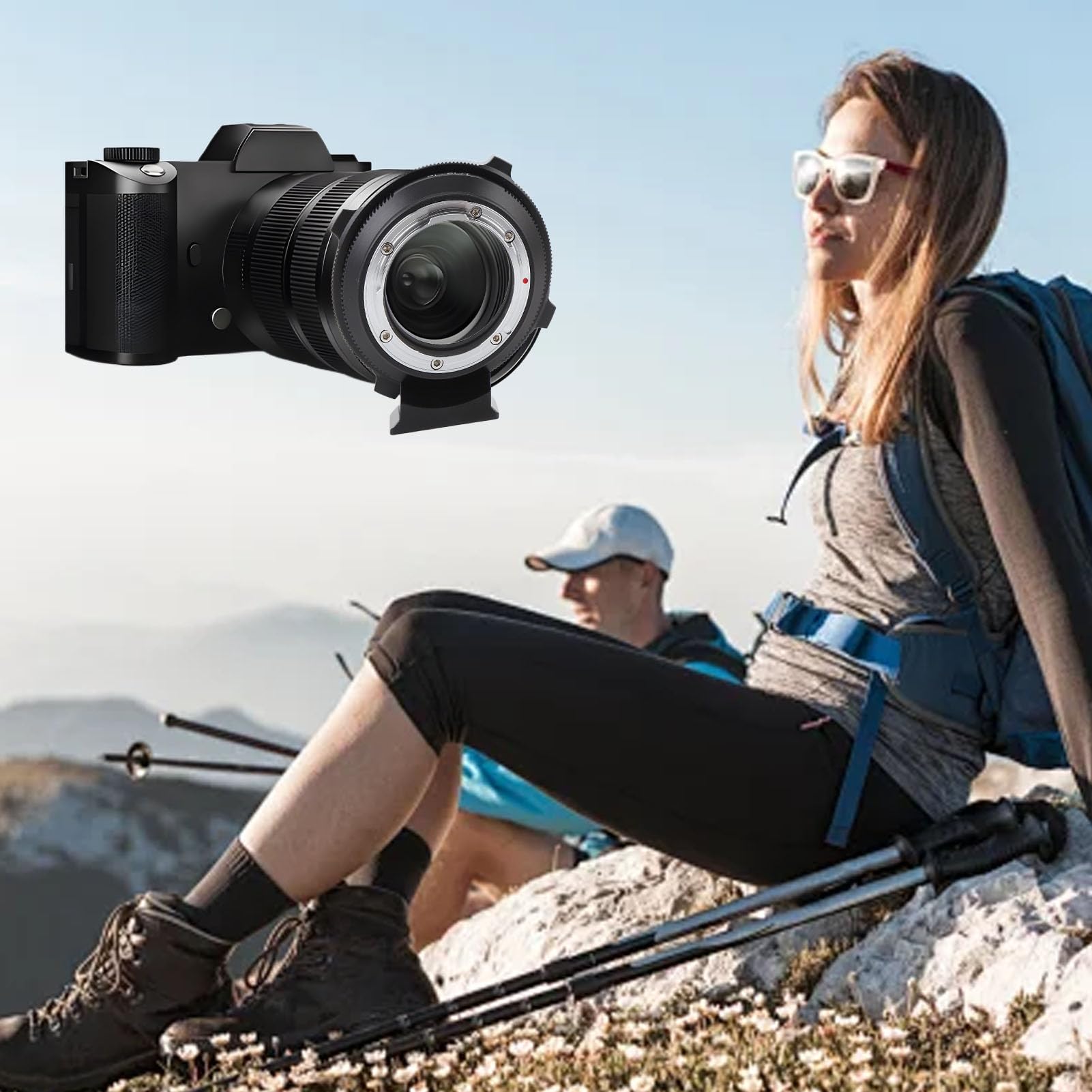 Tosuny Adattatore Obiettivo da PL a L, Lega di Alluminio con Sicurezza, per | PL Lens to L Camera Adapter for T, SL, CL, TL, TL2, S1, S5, fp L Cameras
