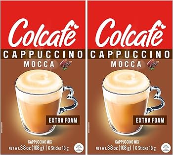 Amazon.com: Colcafe Instant Mocca Cappuccino, 6 sticks per pack