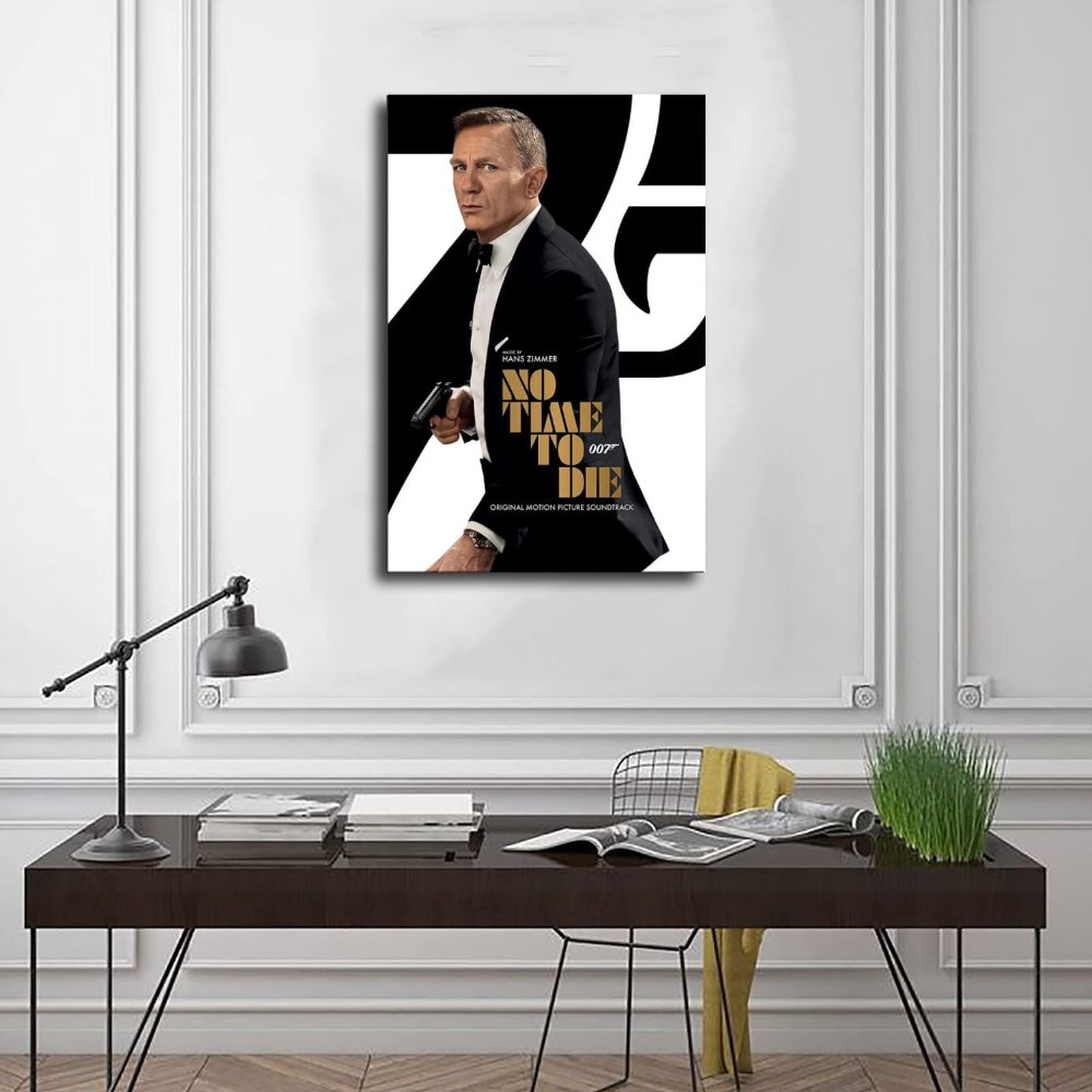 Amazon.com: EDGNB James Bond 007 - Póster de 5 lienzos con texto