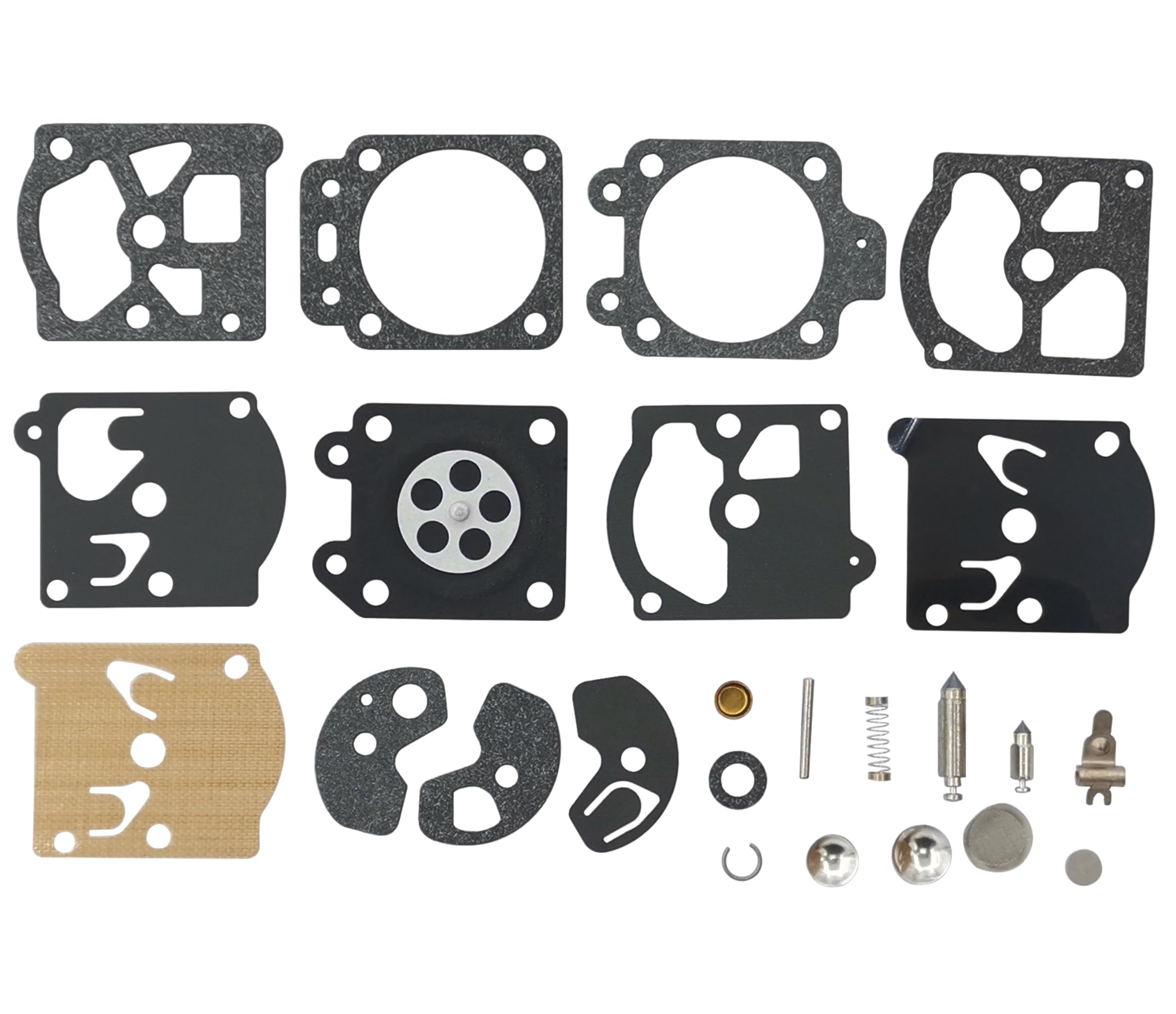 AiBiCi Carburetor Rebuild kit Gasket Diaphragm K10-WAT for WA WT Series Carb STHIL Husqvarna McCulloch Echo Chainsaw Trimmer Weedeater Leaf Blower